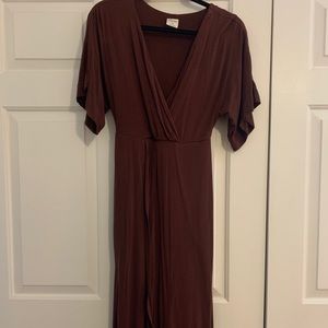 Tulip Front Wrap Dress